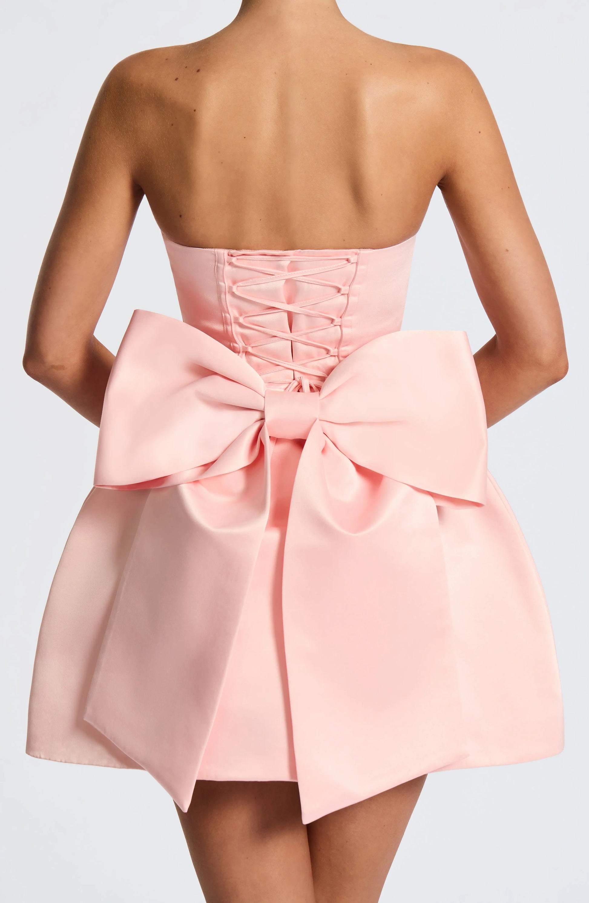 Abbey Mini Šaty - Růžová