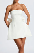 Abbey Mini Šaty - Slonová kost