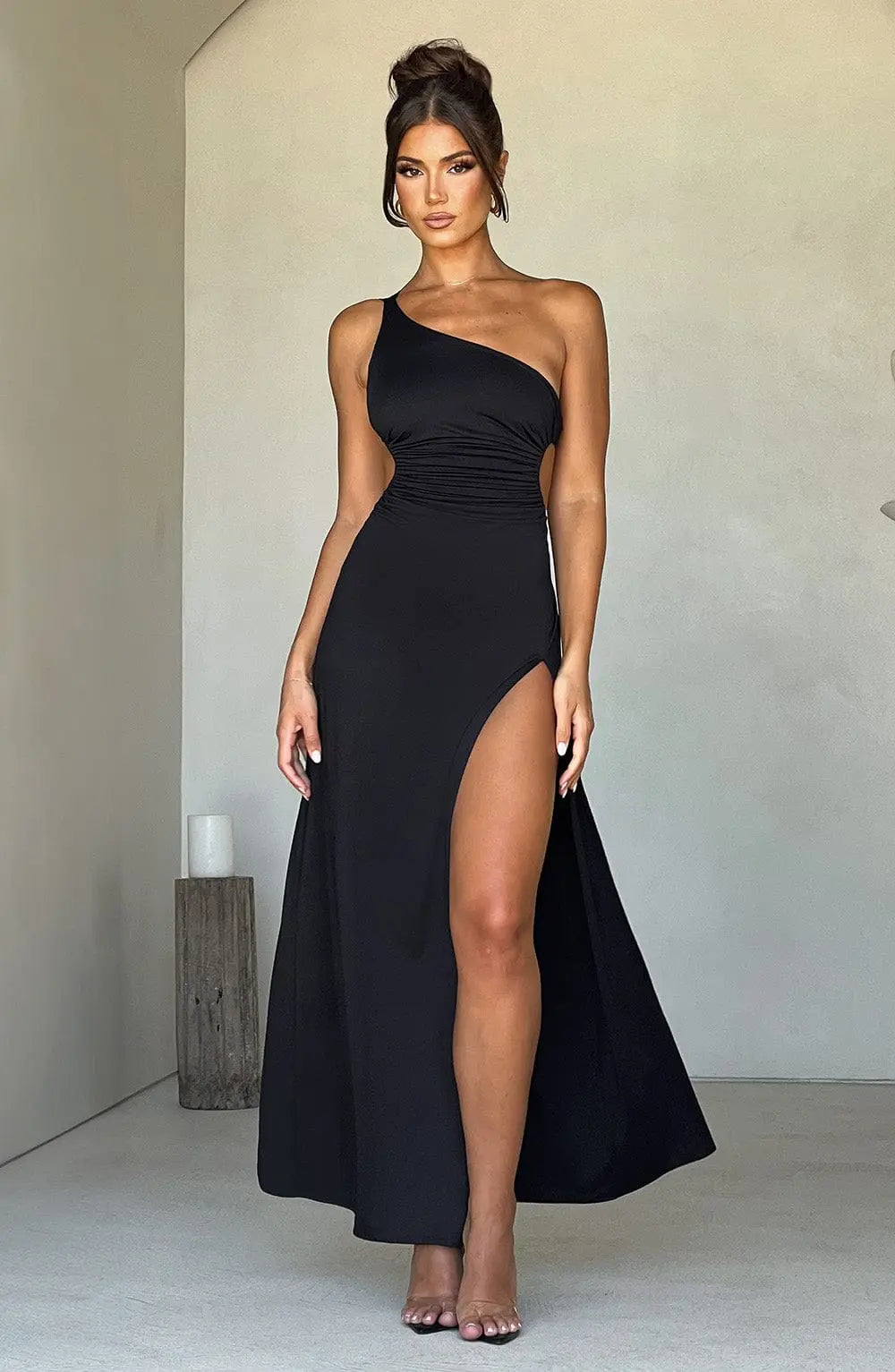 Šaty Alecia Maxi - Černá