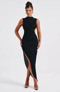 Šaty Aphrodite Midi - Černá