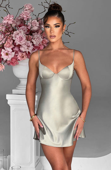 Azaria Mini Šaty - šalvěj