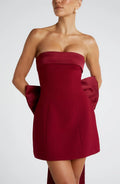 Mini šaty Barbara - Vínová