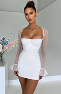 Brea Mini Šaty - Bílá