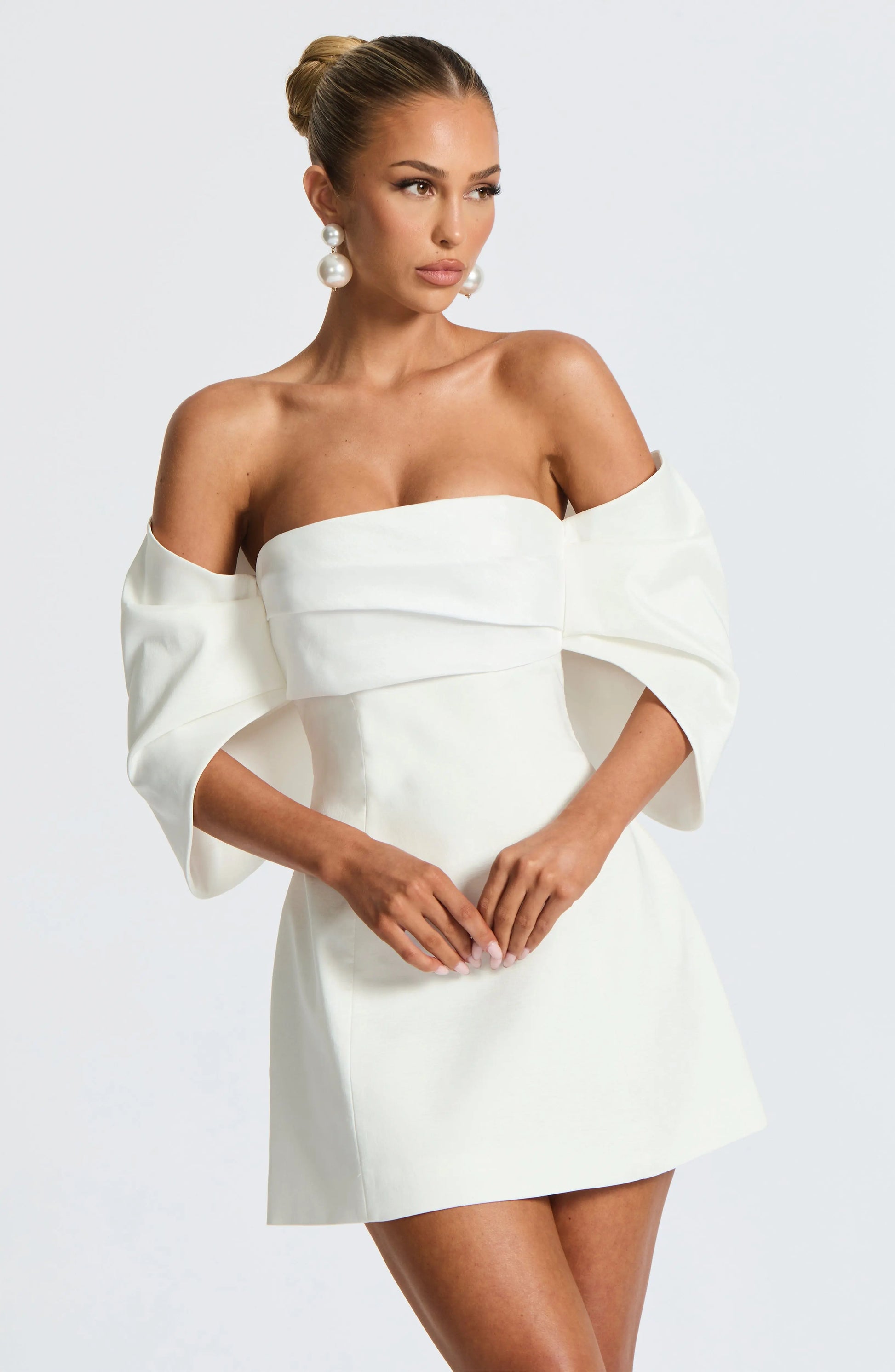 Minišaty Briella - Slonová kost