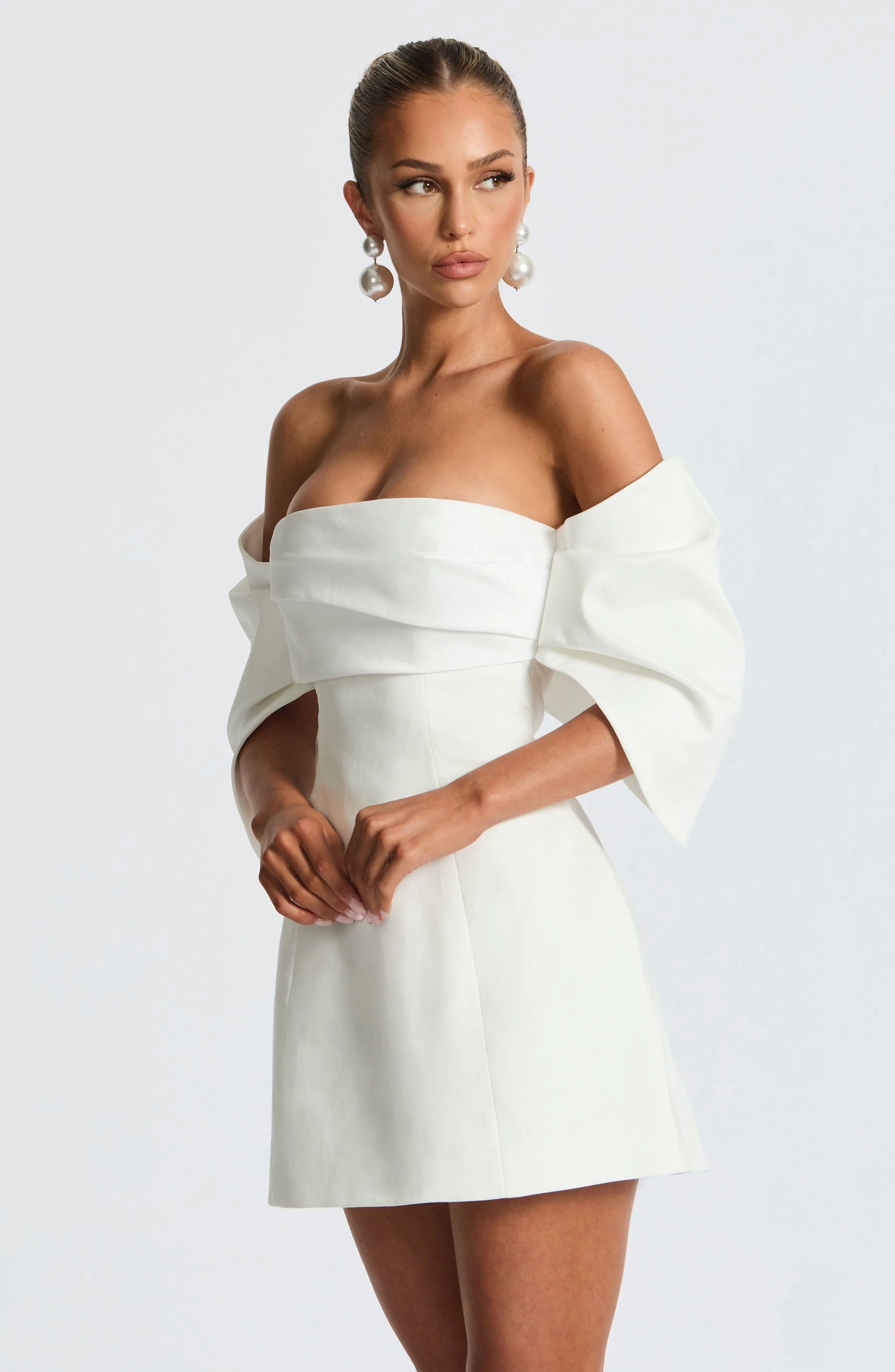 Minišaty Briella - Slonová kost