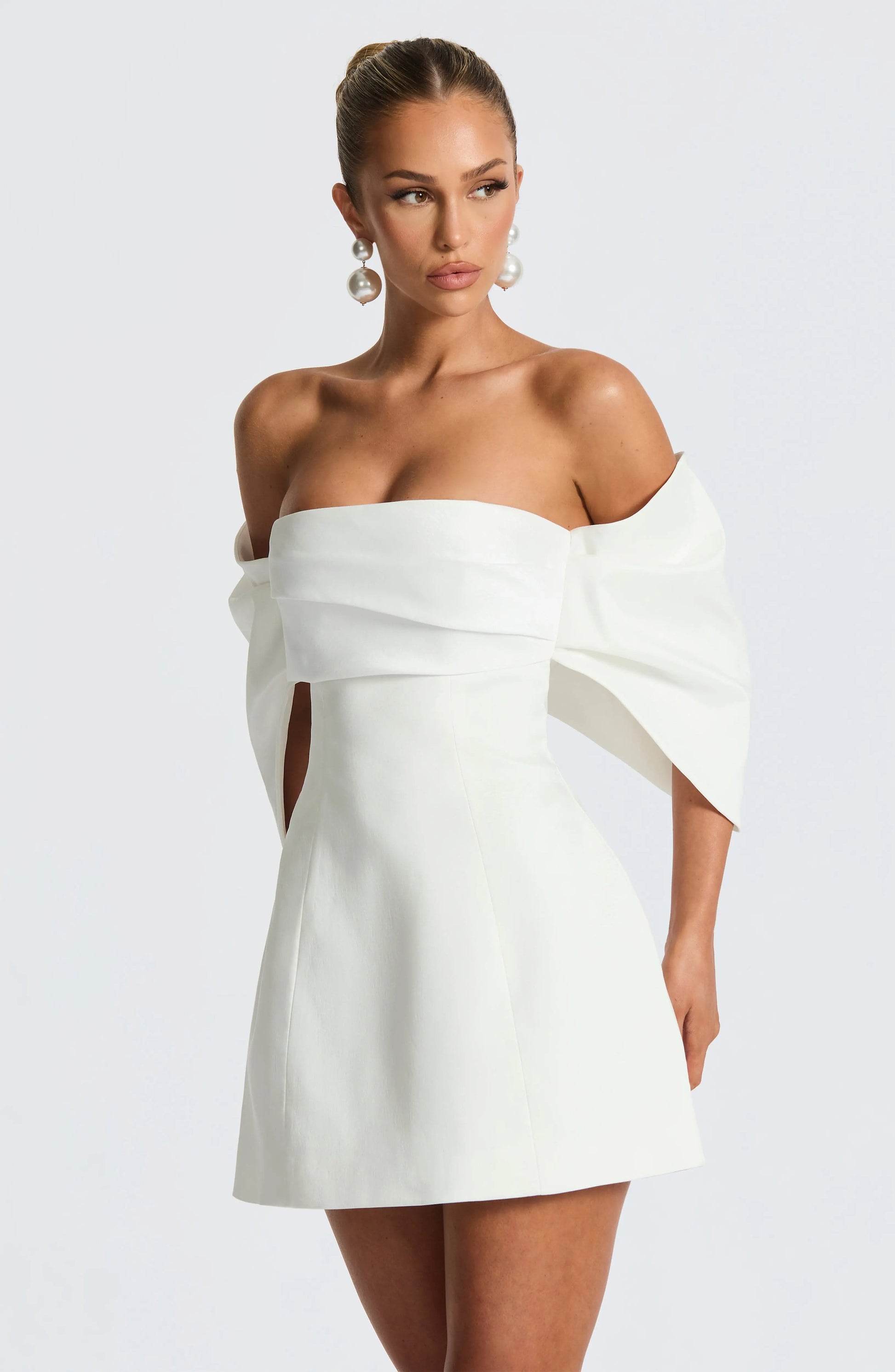 Minišaty Briella - Slonová kost