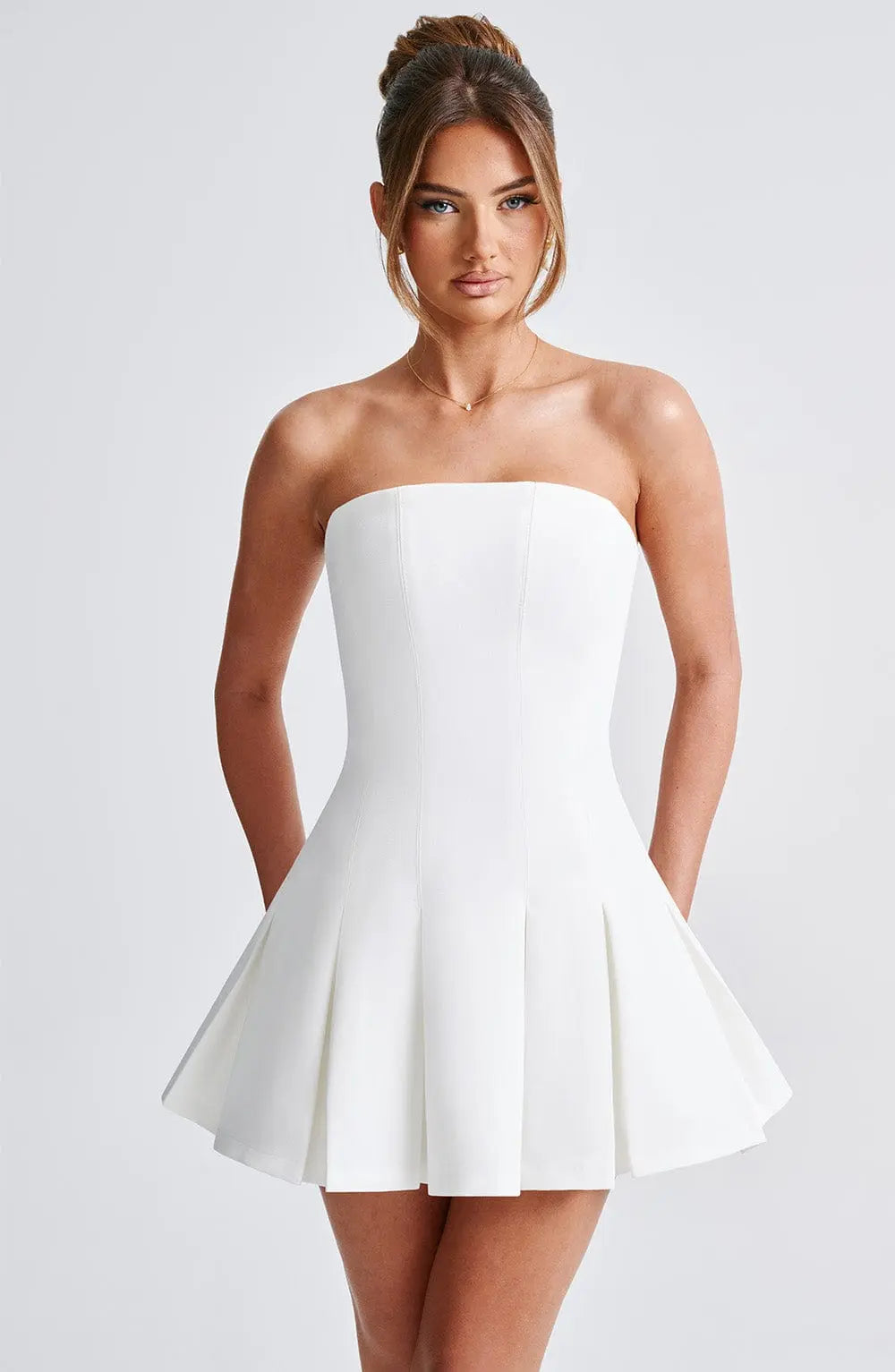 Bryony Mini Šaty - Slonová kost