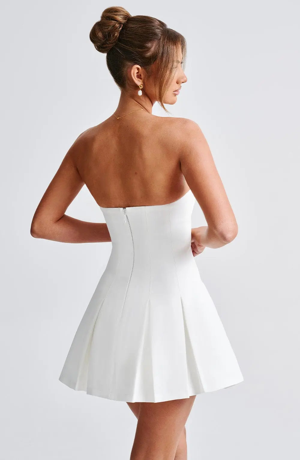 Bryony Mini Šaty - Slonová kost