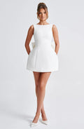 Carrie Mini Šaty - Ivory