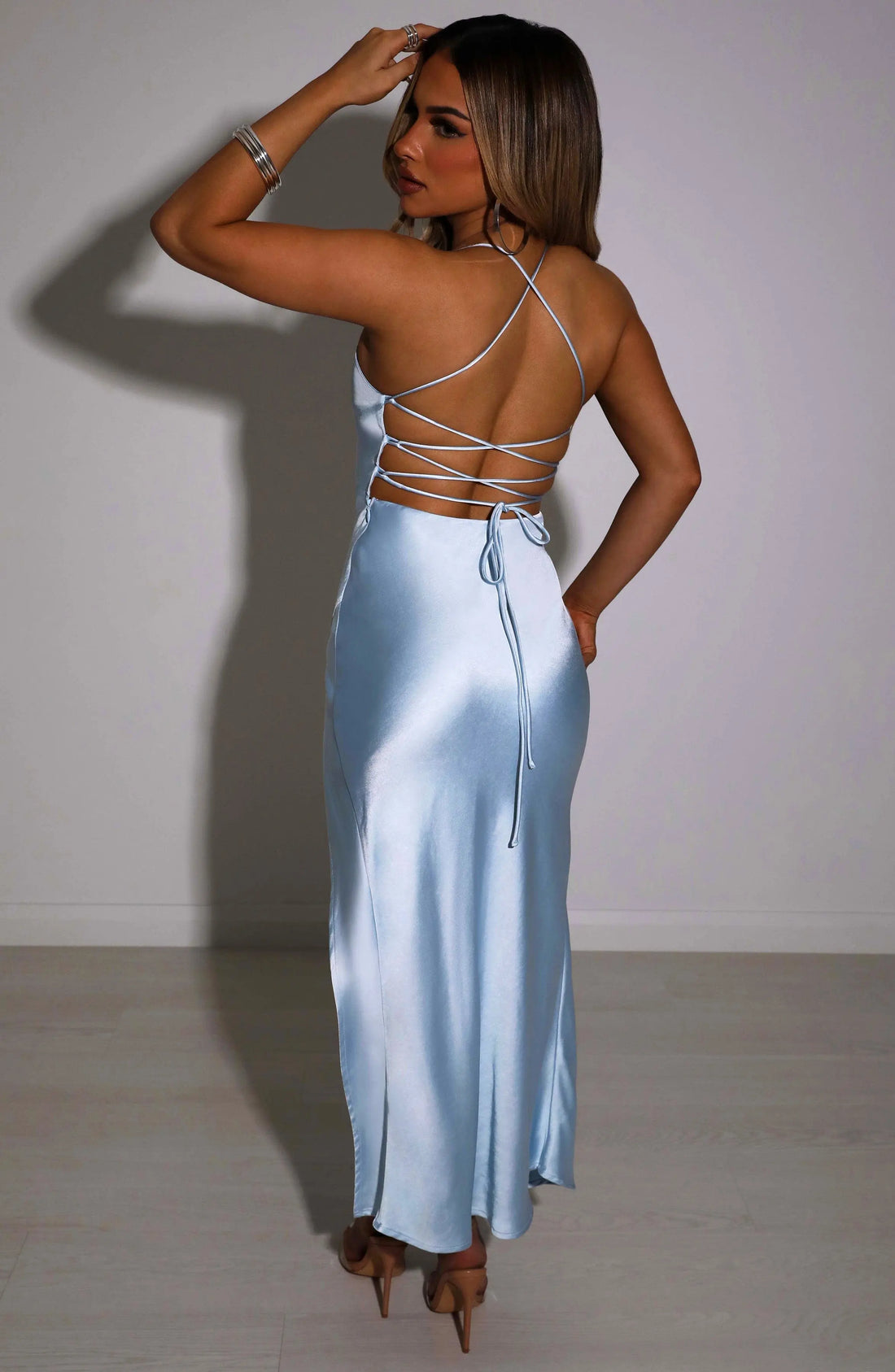 Cia Midi Šaty - Dětská Modrá