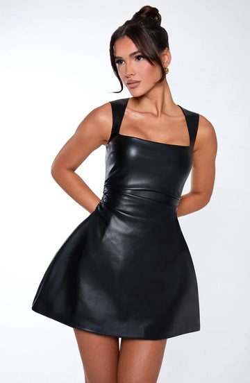 Clovette Mini Šaty - Černá