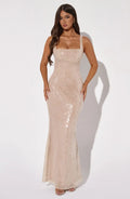 Corinne Maxi Šaty - Nude