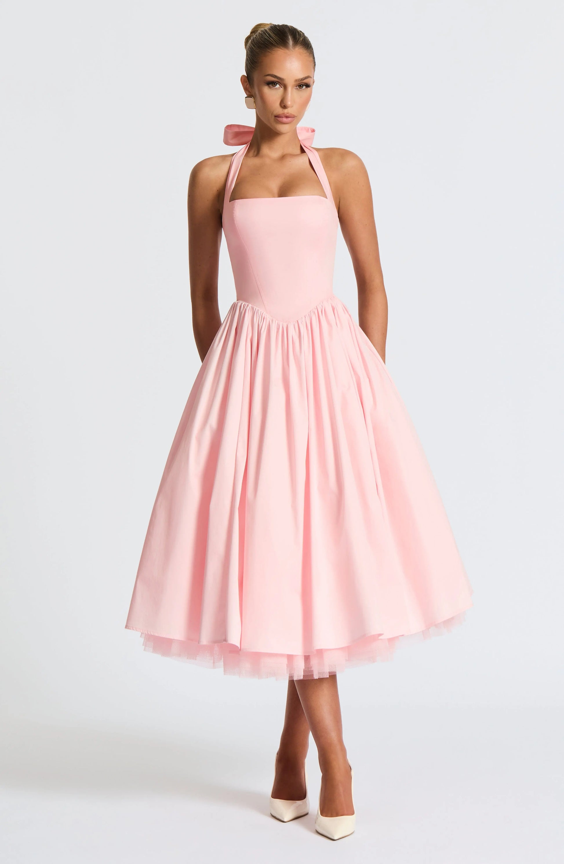 Šaty Cressida Midi - Blush