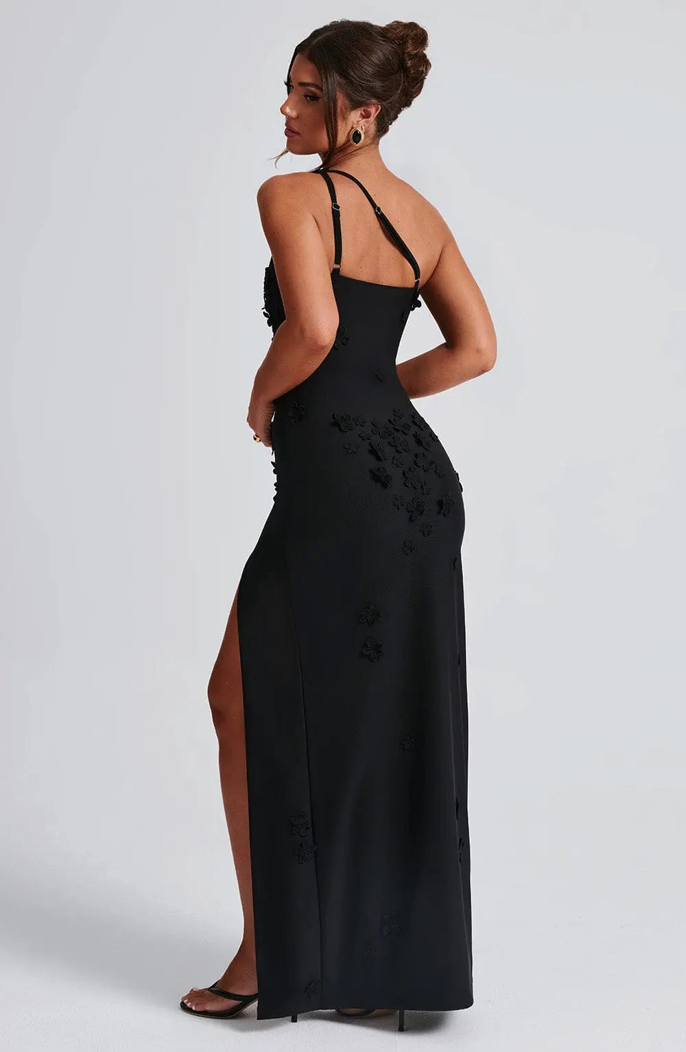 Cynthia Maxi Šaty - Černá