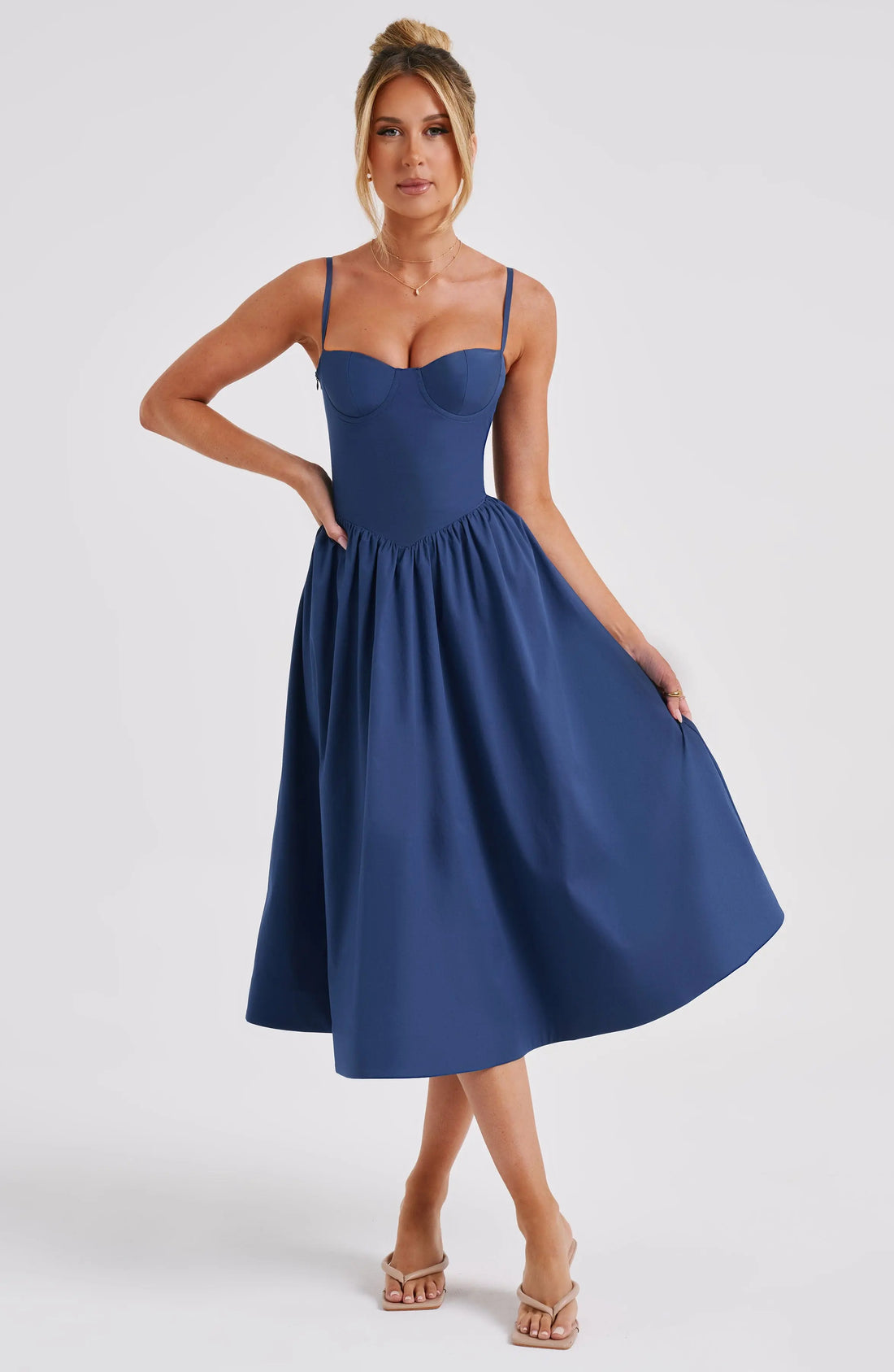 Šaty Daisey Midi - Navy