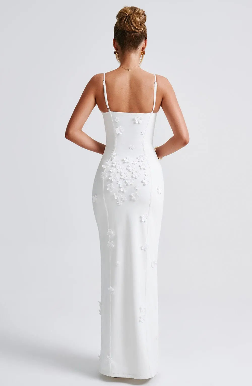 Maxi šaty Dalary - podšité slonovinou