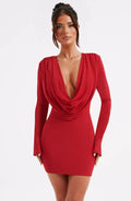 Danielle Mini Šaty - Červená