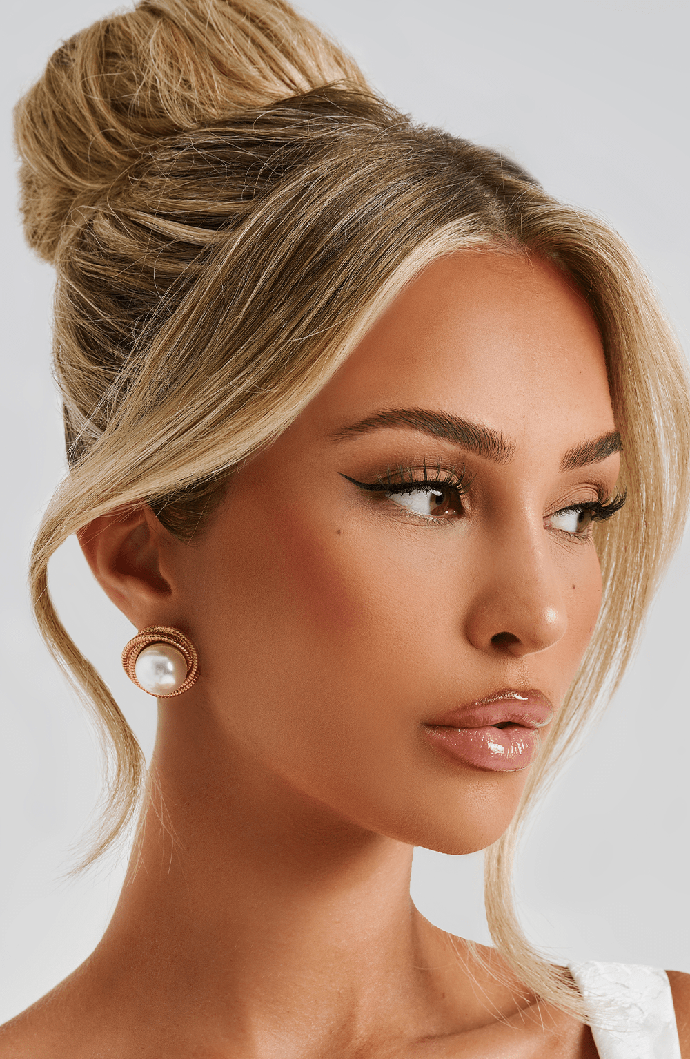 Náušnice Davina - Zlatá