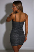 Denny Mini Šaty - Černá Jiskra
