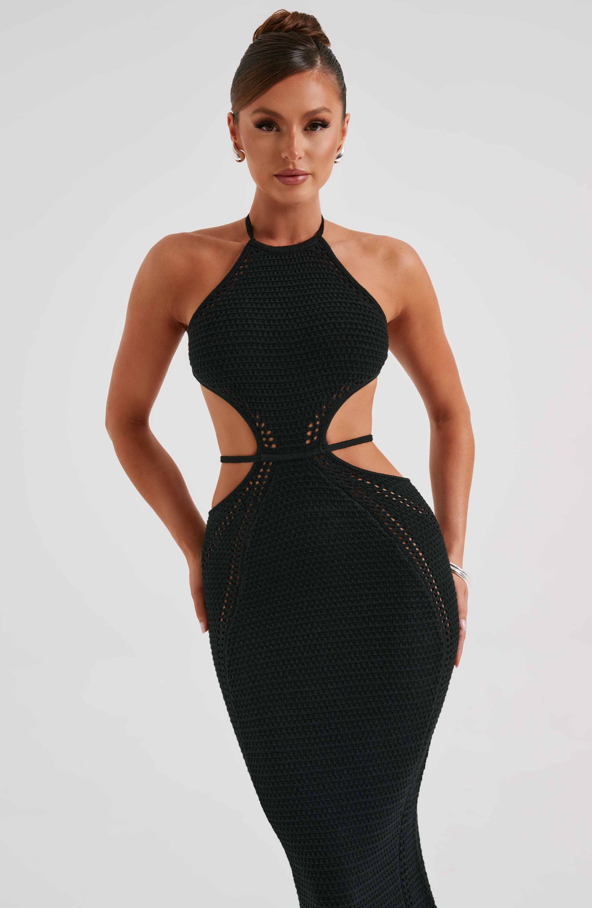 Maxi šaty Delia - Černá