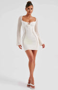 Dezi Mini Šaty - Bílá
