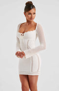 Dezi Mini Šaty - Bílá