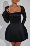 Dolly Mini Šaty - Černá