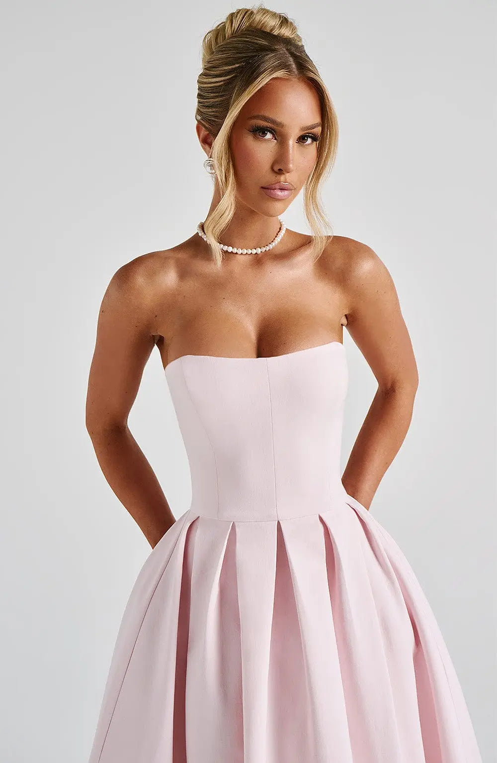 Edith Midi Šaty - Růžová