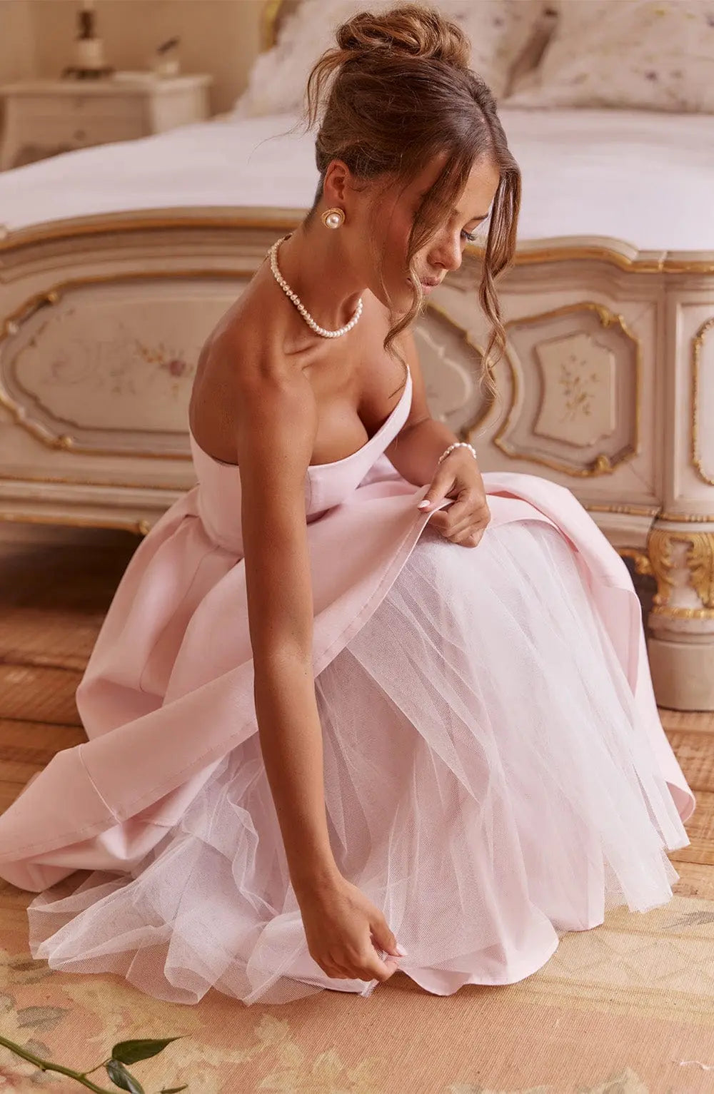 Edith Midi Šaty - Růžová