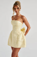 Elenora Mini Šaty - Citrón
