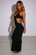 Elianna Maxi Šaty - Černá
