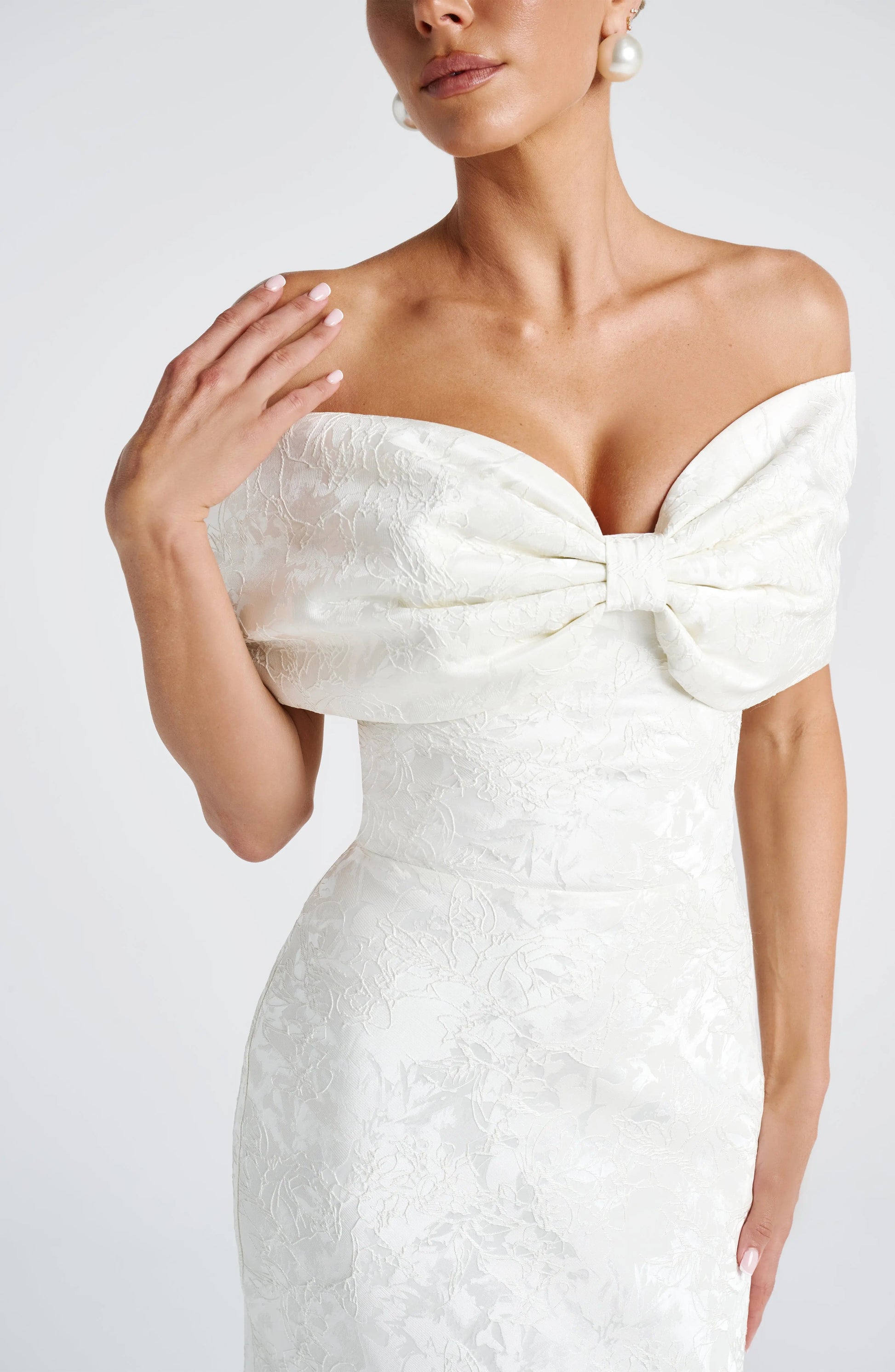 Emberly Maxi Šaty - Slonová kost