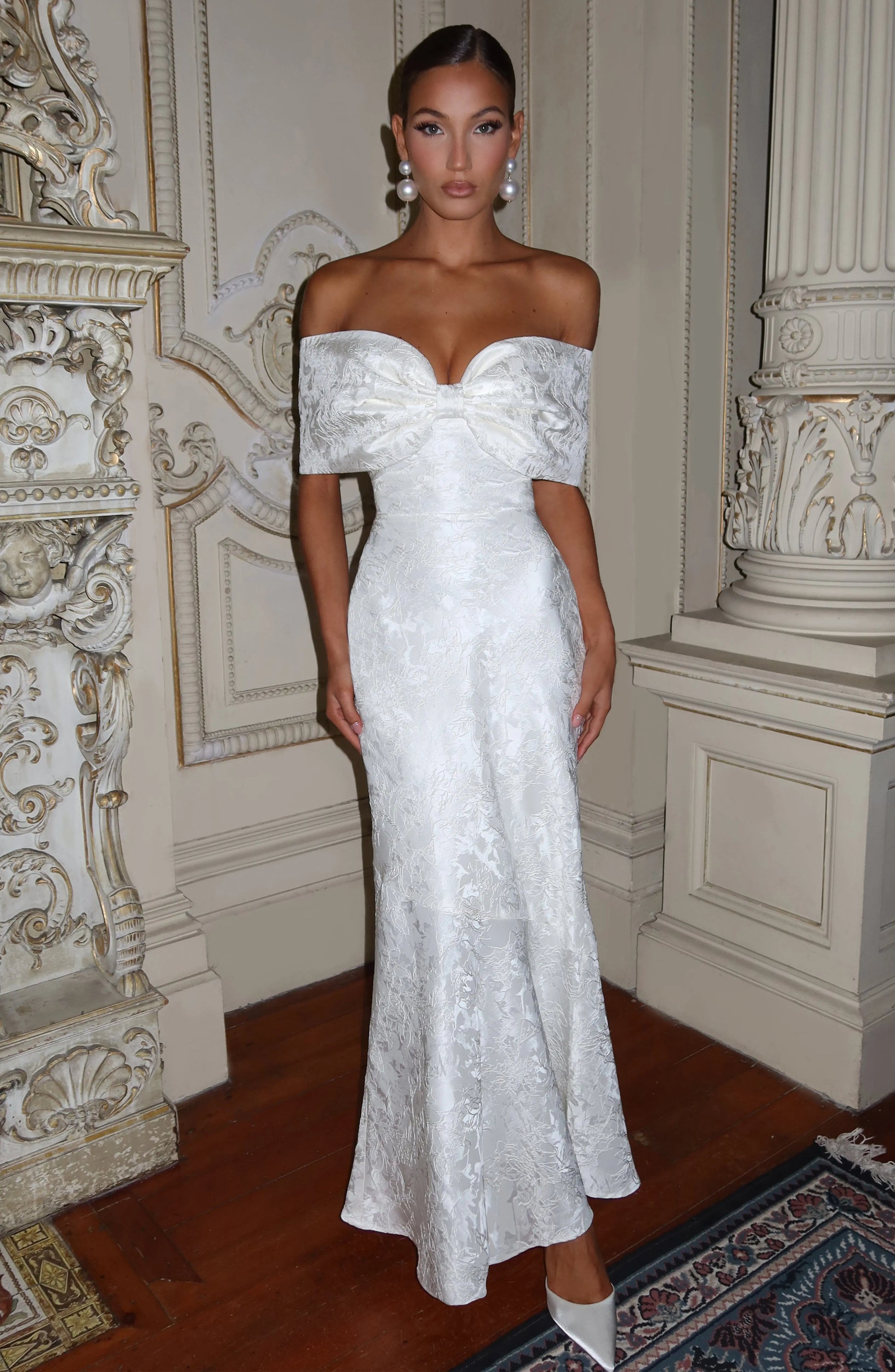 Emberly Maxi Šaty - Slonová kost