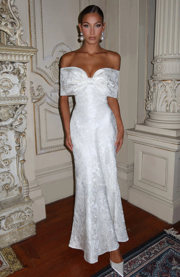 Emberly Maxi Šaty - Slonová kost