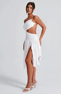 Emeline Midi Šaty - Bílá