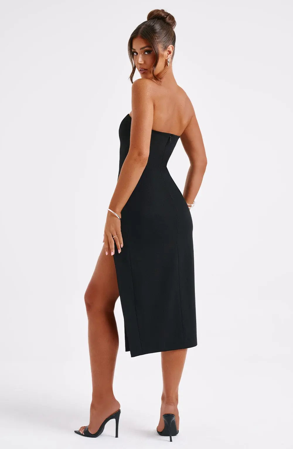 Šaty Emmaline Midi - Černá