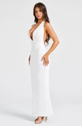Evangeline Maxi Šaty - Slonová kost
