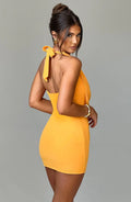 Mini šaty Fallon - mandarinková