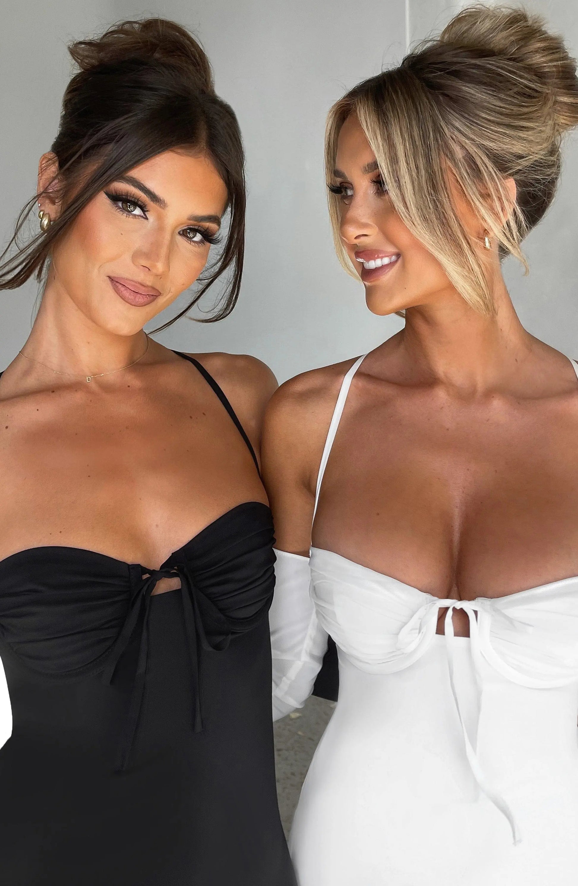 Fiona Mini Šaty - Černá