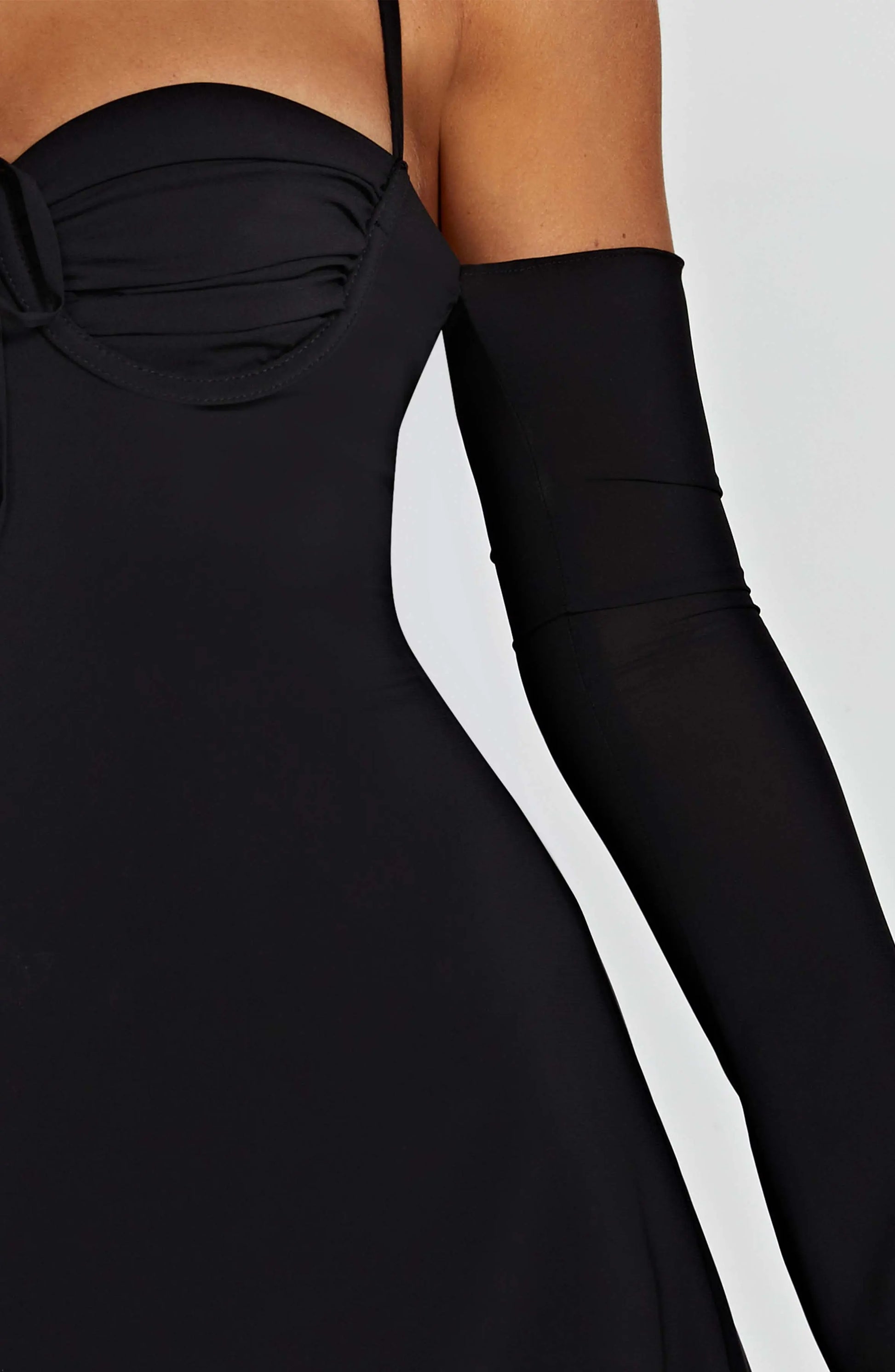 Fiona Mini Šaty - Černá