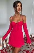 Fiona Mini Šaty - Růžová