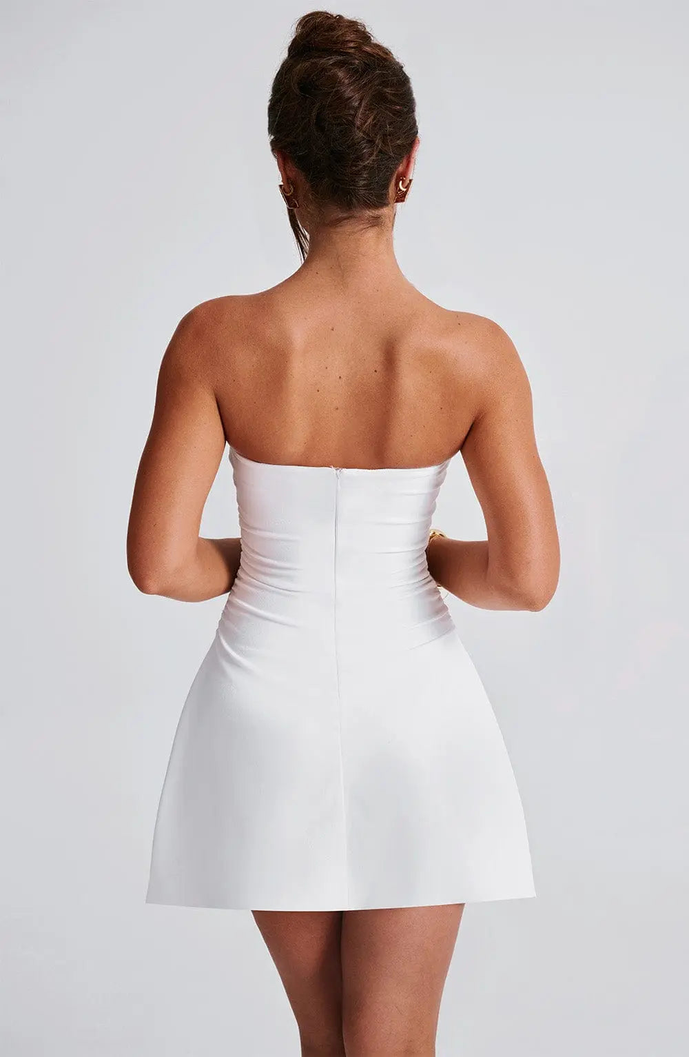 Fleur Mini Šaty - Slonová kost