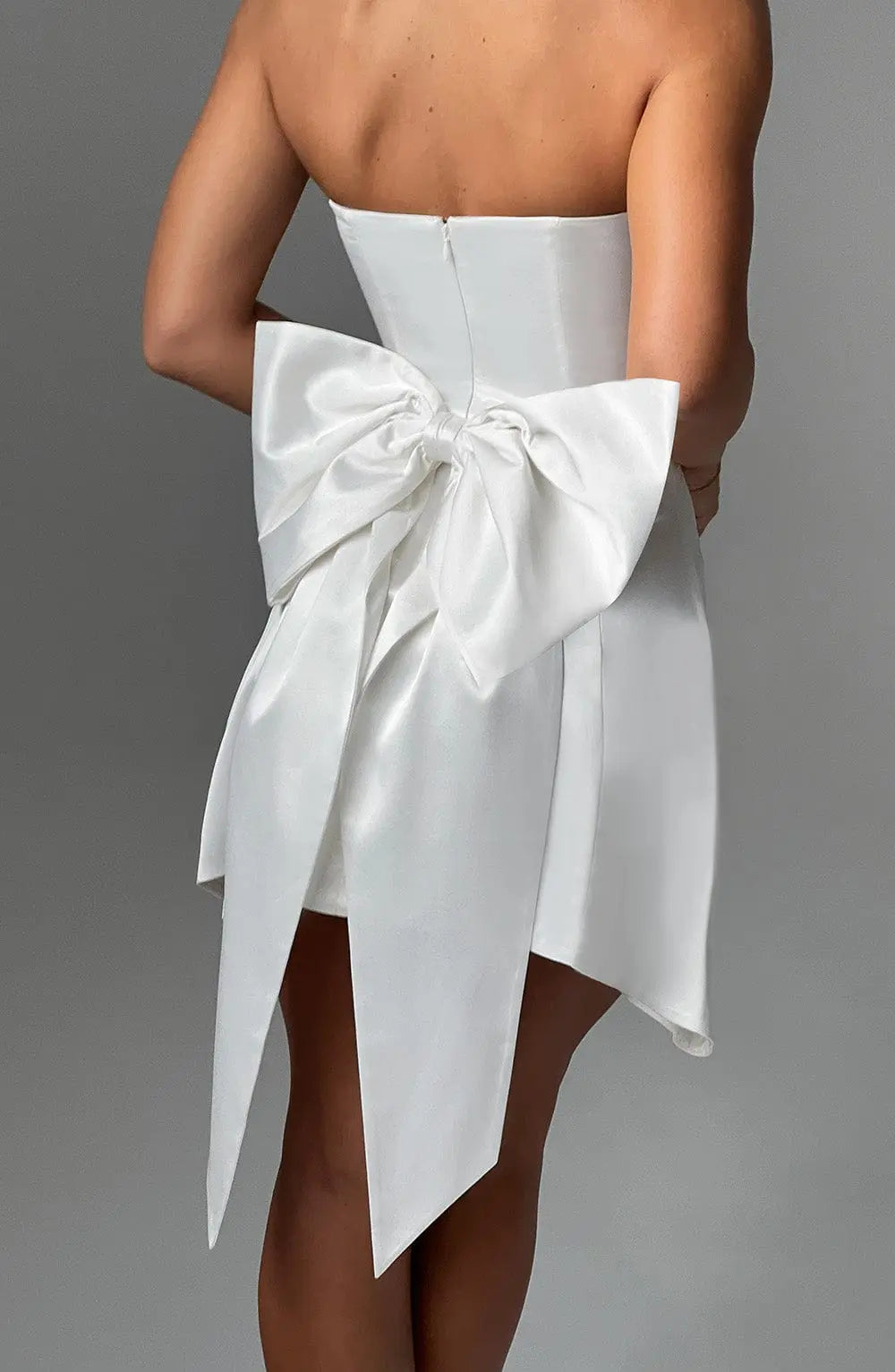 Freja Mini Šaty - Slonová kost