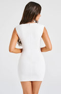 Frida Mini Šaty - Slonová kost