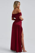 Gwendolyn Maxi Šaty - Bordó