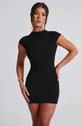 Haisley Mini Šaty - Černá