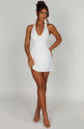 Harper Mini Šaty - Slonová kost