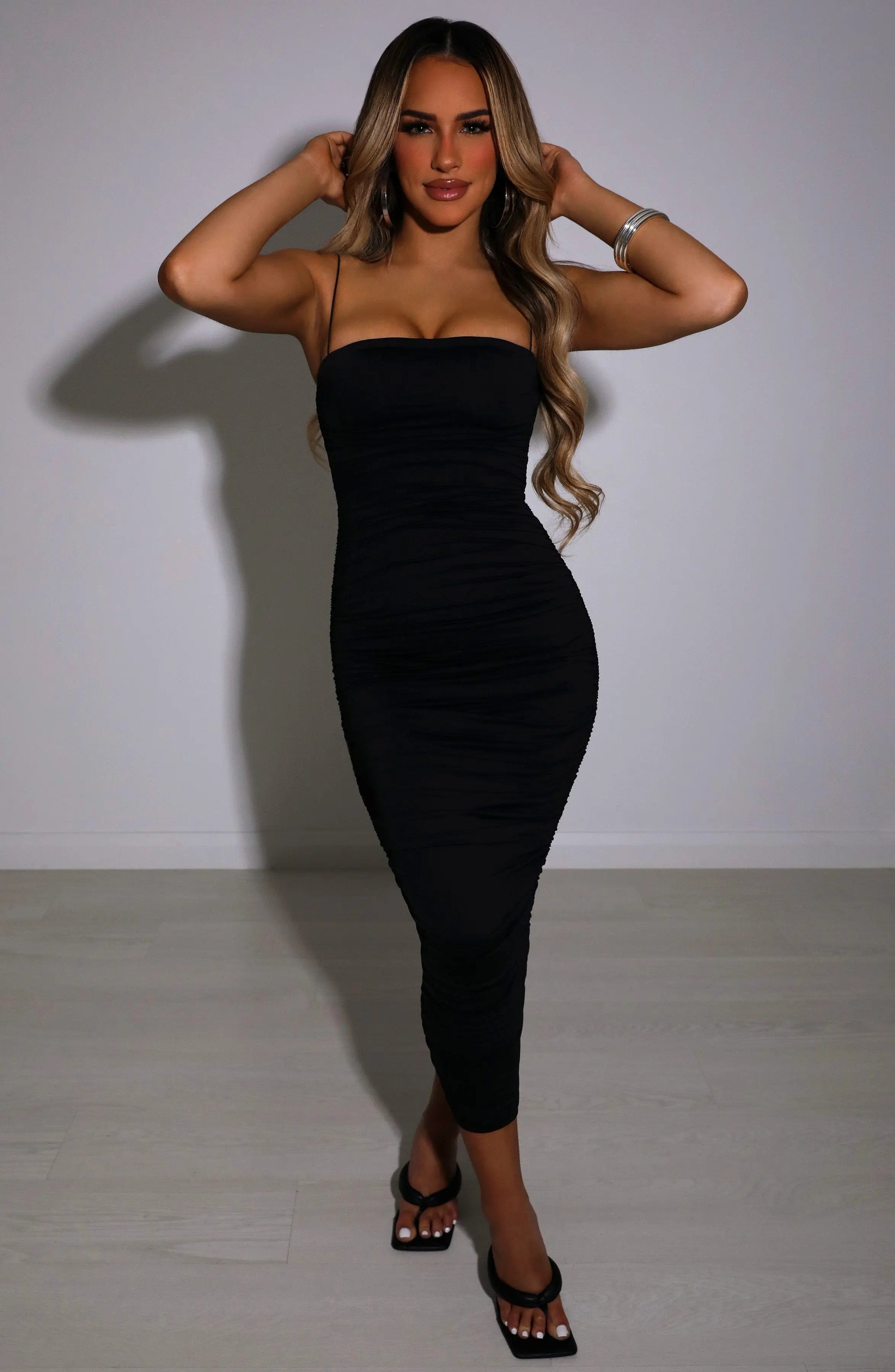 Haven Maxi Šaty - Černá