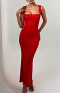 Helena Maxi Šaty - Červená