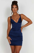 Mini šaty Izabella - Námořnická modř